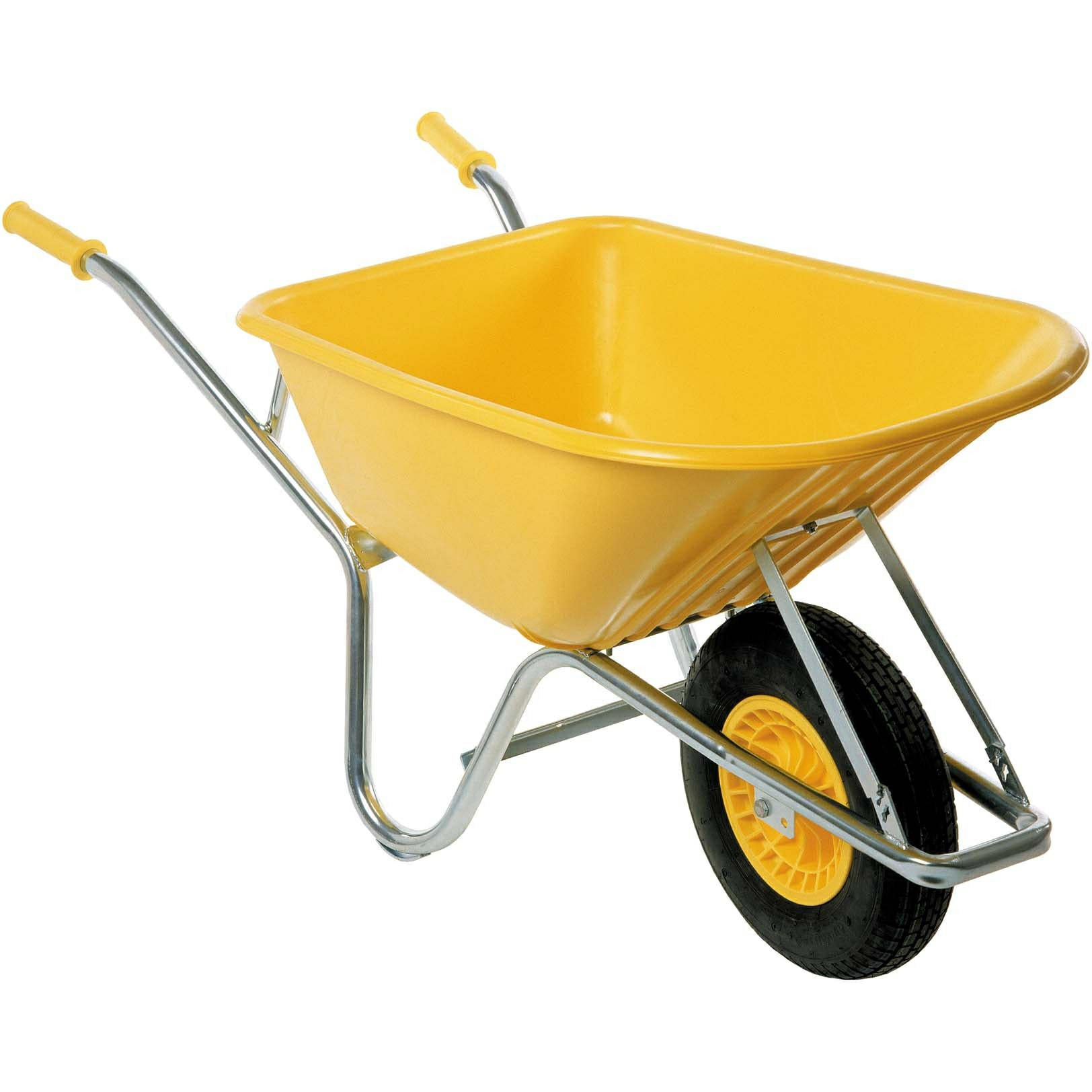 Fort Schubkarre 100l gelb Typ PE100