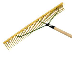 Mm Eurotool Polygrasrechen 32tds mit Stiel 160cm
