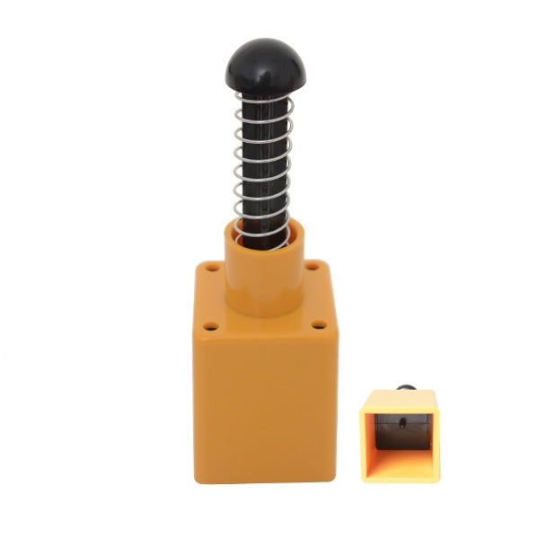 Topfpresse Kunststoff gelb 4x4cm