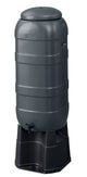 Begreen Regentonne komplett 100 Liter anthrazit ohne Boden