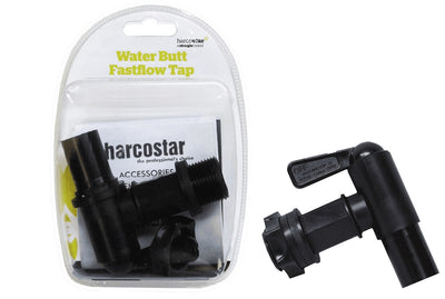 Harcostar Regentonne Schnelllaufhahn schwarz