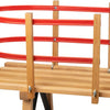 Kunststoffrückenlehne für Holzschlitten