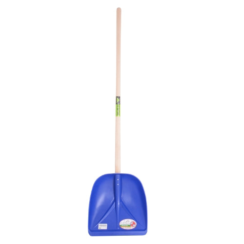 Mm Eurotool Schneefütterungsschaufel mm mittlerer blauer Kunststoffgriff 130 cm