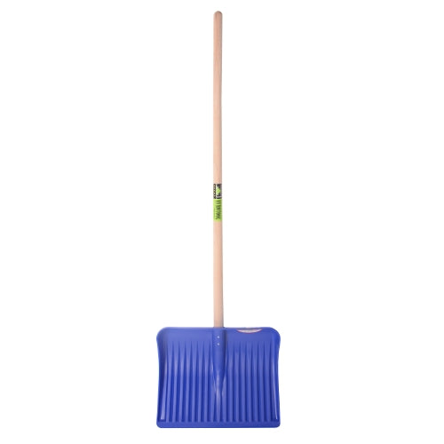 mm Eurotool Schneeschaufel mm großer blauer Kunststoffgriff 130 cm