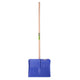 mm Eurotool Schneeschaufel mm großer blauer Kunststoffgriff 130 cm