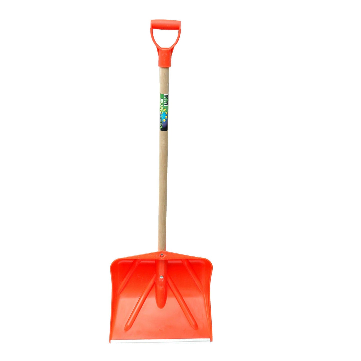 Schneeschaufel mm orange Kunststoff 45 cm D-Griff