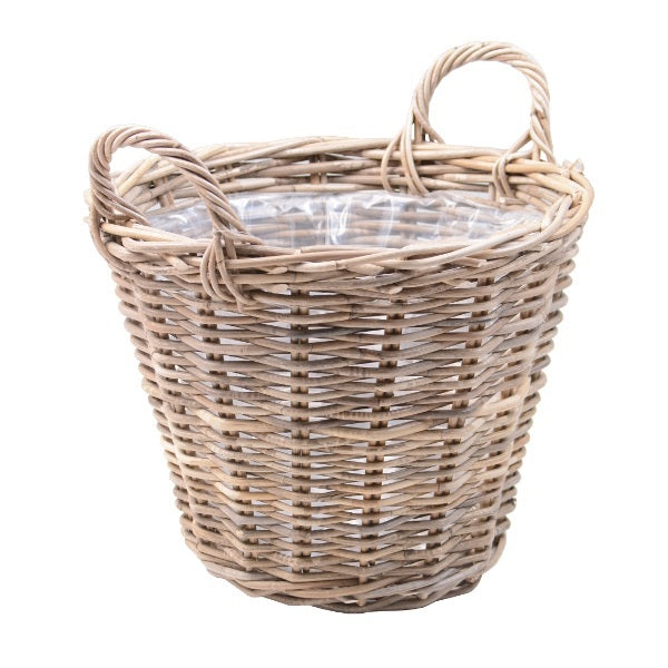 Kartoffelkorb Rattan grau T42 x H32