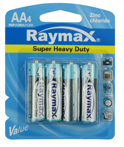 Raymax Batterie Penlite R6P Zink AA15V %c3%a0 4 Stk