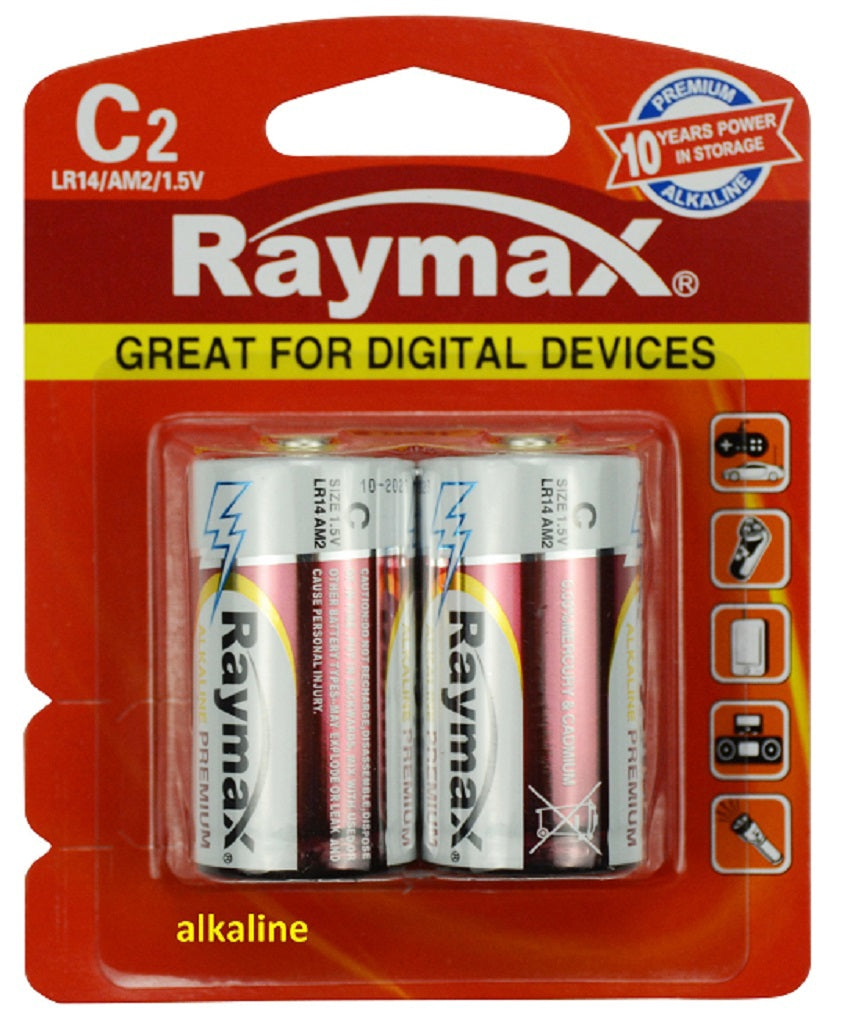 Raymax Batterie Alkaline LR14 C 15V x2 Stk