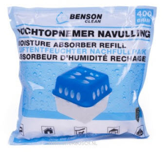 Benson Nachfüll-Feuchtigkeitsabsorber Feuchtigkeitsabsorber 400gr | 2 Stk