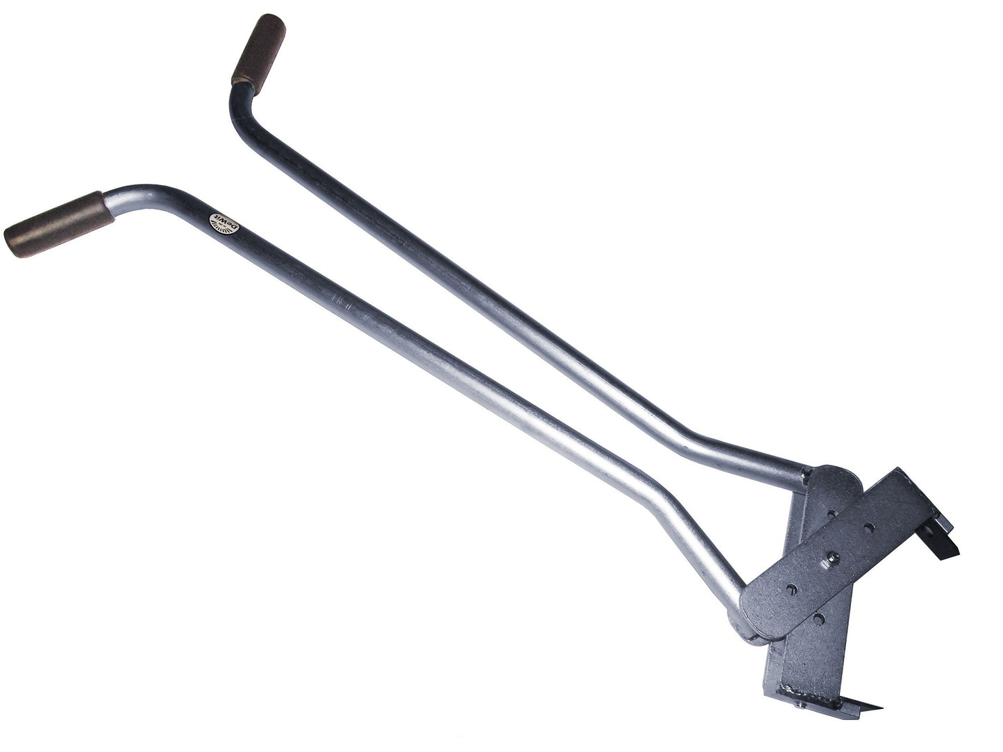 Der weiße Klinkerzieher ist verzinkt mit einer Länge von 900 mm