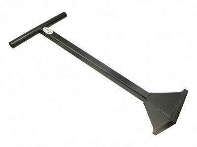 Der weiße Stößel ist komplett aus Stahl gefertigt, Länge 860mm dewhite