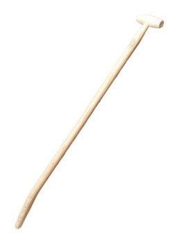 Der weiße Fledermausgriff aus Esche 110 cm entweißt