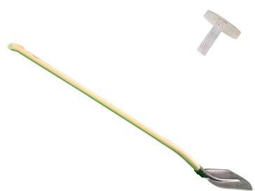 Die weiße Schaufel Drents Modell 34 gebogen 000 110 cm T-Griff