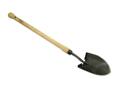 Die weiße amerikanische Handschaufel mit Eschenknaufstiel 48 cm dewhite