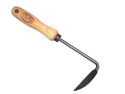 Der weiße Cape-Cod-Unkrautvernichter hat einen 14 cm langen Eschenstiel, der weiß ist