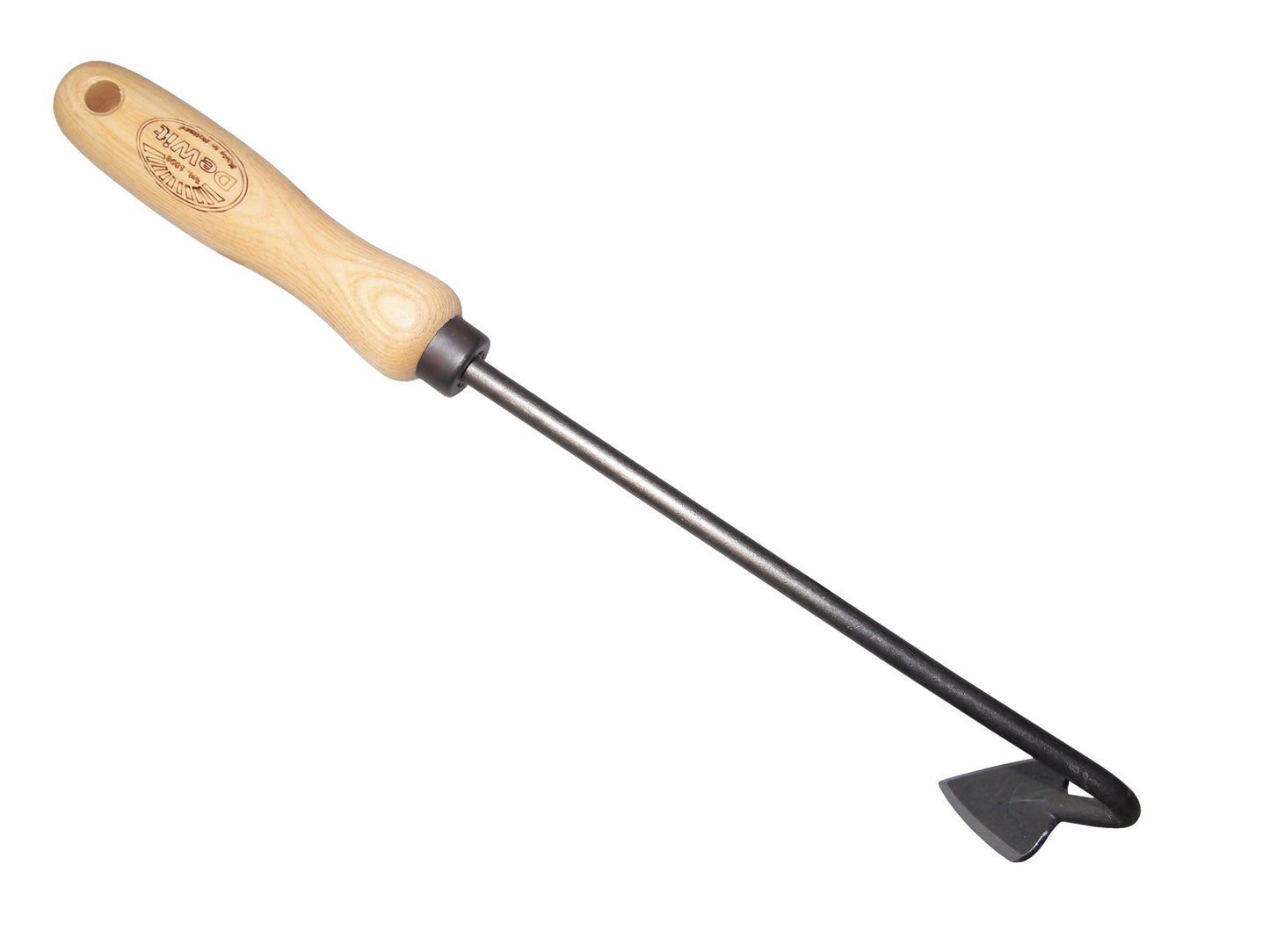 Der weiße Handabsatz, herzgeschmiedet, 4 cm großer Eschenstiel, 14 cm entweißt