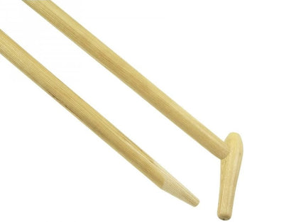 Der weiße Hackenstiel 170 cm x 28 mm mit festem Griff StarStar