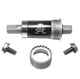 Tretlager spiralförmig BSA 122 mm silber schwarz