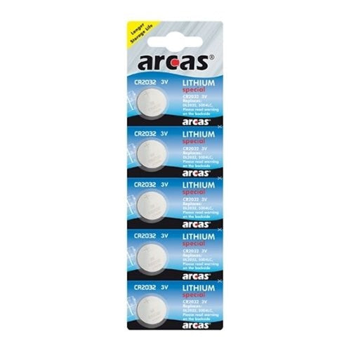 Batterieverkauf Europa ARCAS Batterie Lithium CR2032 3V, 5st.