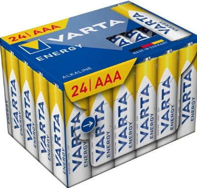 Varta Batterie Energy Alkaline AAA LR03 (Karton = 24 Stück)