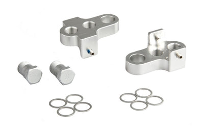 Mirage Kurbelwender mit Edelstahl -Bolzen -Aluminium T6 Silber