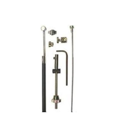 Bremszugset für Trommelbremse 1350 1000 mm schwarz silber