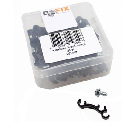 Bofix -Kabelklemme drei -Time Complete (25st)