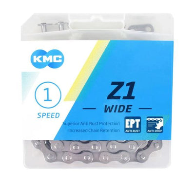 KMC Z1 EPT 112 Schakels, 1 2 x 1 8, Silber, Anti -Rost