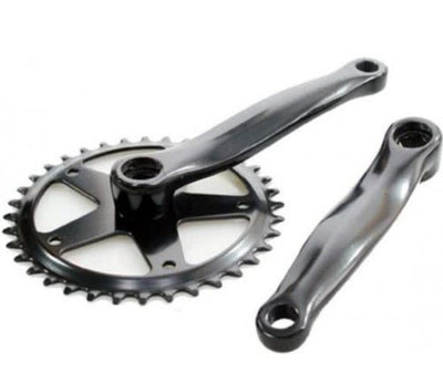 Kurbelgarnitur 44t alu schwarz 3 32 flach