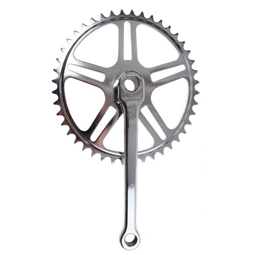 Kurbelgarnitur mit Zapfen 44T 170 mm silber