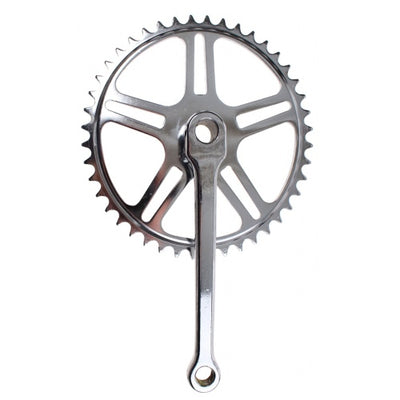 Kurbelgarnitur mit Zapfen 44T 170 mm silber