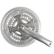 Kurbelgarnitur 3v 48-38-28t 170mm Konstruktion + Kante 4-Arm [tief] 5 mm Silber