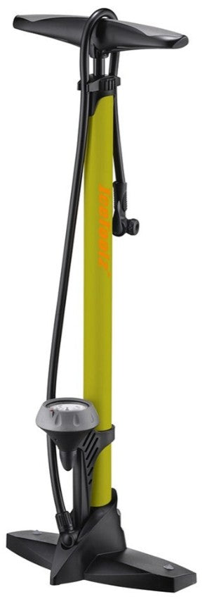 Icetoolz 240a451 Hochdruckpumpe Fußpumpe Stahl mit Manometer 160psi gelb