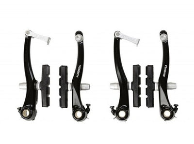 V-Brake Bremsset schwarz vorne + hinten komplett