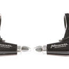 Miranda Bremsgriff Set 3-Finger-schwarzen Matten-Silver