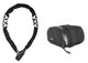 Axa Schlosskette Absolute 5-110 Schwarz Sicherheitsindex 7 + Satteltasche!