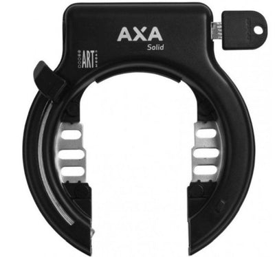 AXA Massivrahmenschloss - ART 2, schwarz, hochwertig, aufbohrsicher, 10 Sicherheitsstufe