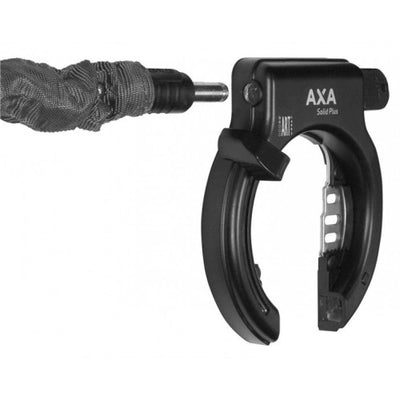 Axa Rahmenschloss Solid++ Plus++ schwarz ohne Schutzblechloch 71mm Sicherheitsindex 11 Art 2**