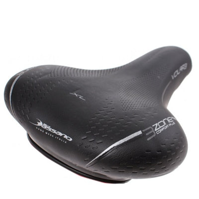 Sattel Selle Bassano Volare XL 3-Zonen Sport Tour Schwarz