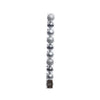 Decoris Weihnachtskugeln 6cm Kunststoff Silber 10 Stk
