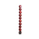 Decoris Weihnachtskugeln 6cm Kunststoff rot 10 Stk