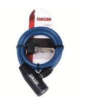 Simson Kinder-Kabelschloss 8x90cm Rot