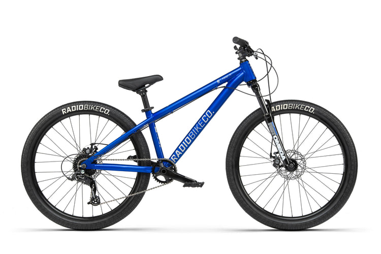 Radio Dirtbike Fiend Mod. 22 Bike Fiend 26 Durchmesser. Süßigkeiten blau