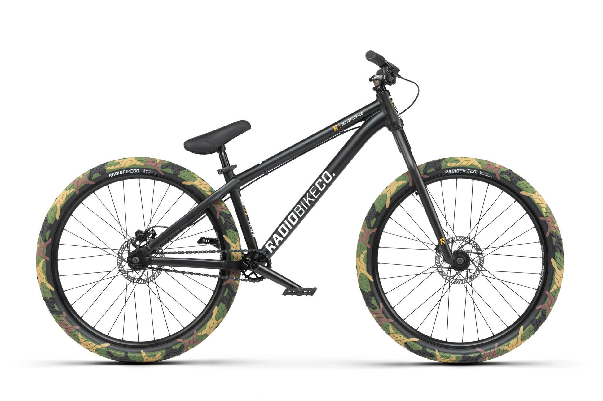 Radio Dirtbike Minotaur Mod. 22 Bike Minotaur 26 Durchmesser. Schwarzer Matt