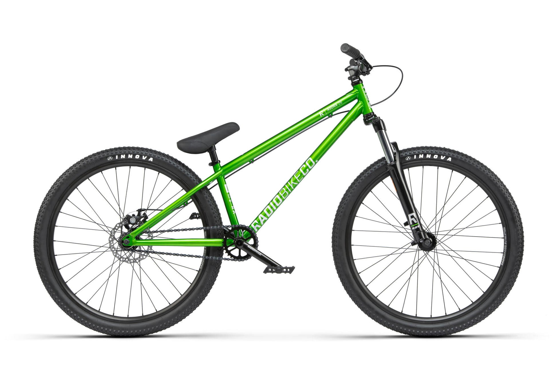Radio Dirtbike Asura Mod. 22 Fahrrad Asura 26 Durchmesser. metgreen