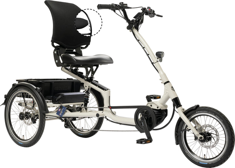 PFATEC Electric Shopping Bike Scoobo + (#1) e-theecy.pfau-tec scoobo + 16 20 14sp Grau