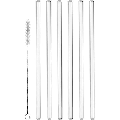 Montana Strohhalme Glas + Bürste 23cm