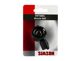 Simson Fahrradklingel mini 32mm, Flex-Reifen Befestigung schwarz
