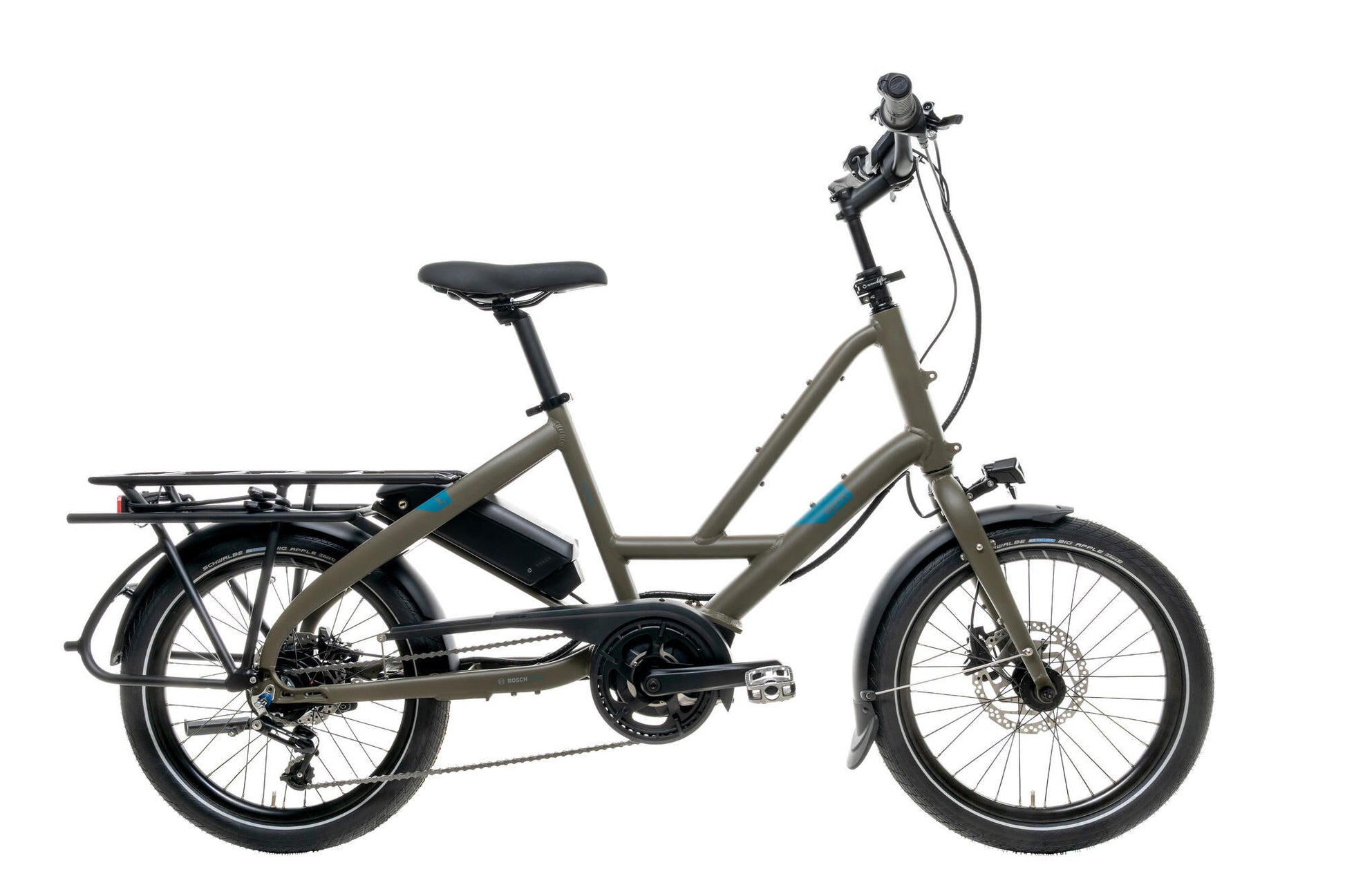 TERN ELEKTRISCHES VERKAUFT BIKE Kurzklammern P9 (#1) eBike Schnellstufe P9 9sp Brown Moos